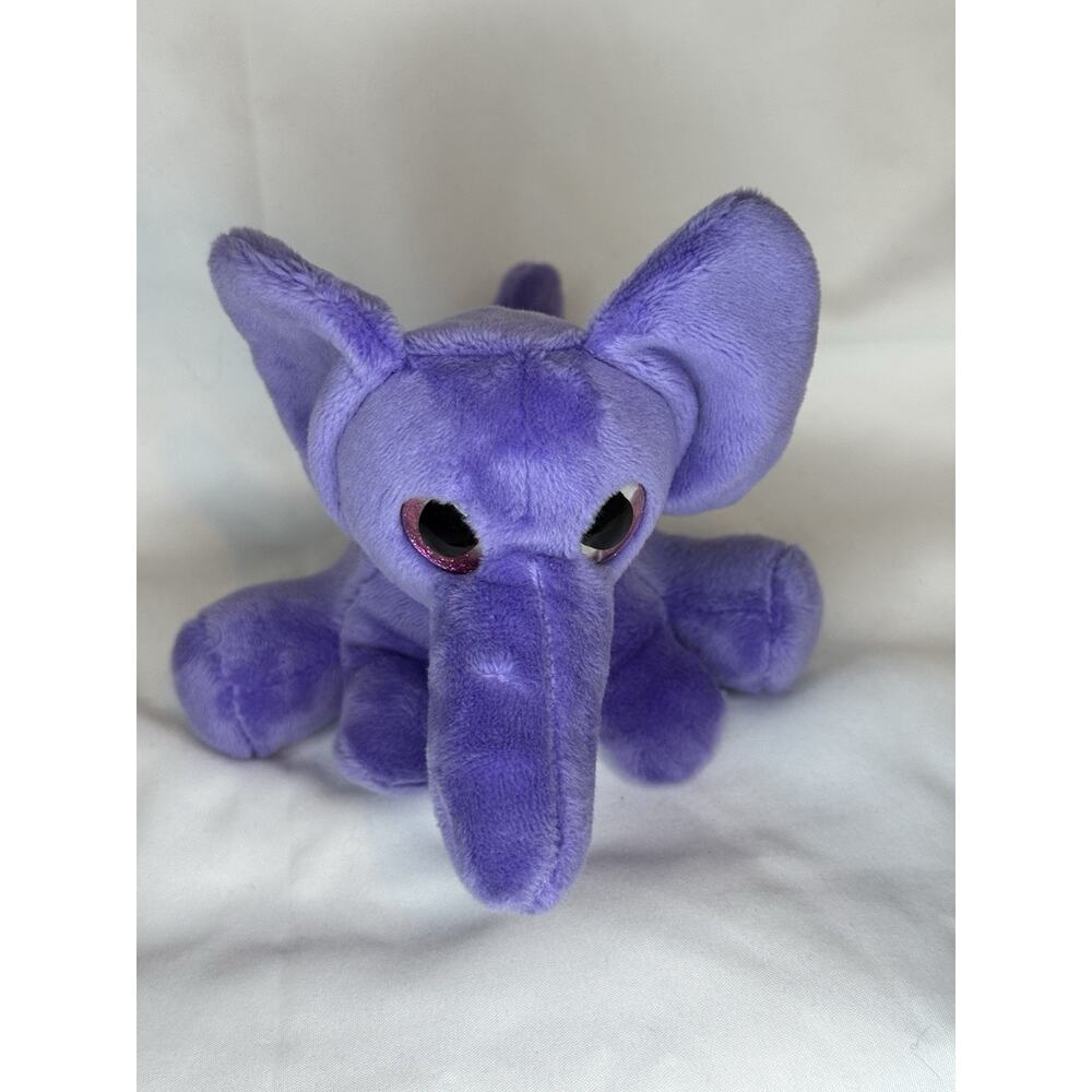 Surprizamals Mini Purple Elephant 4in Plush Stuffed Animal